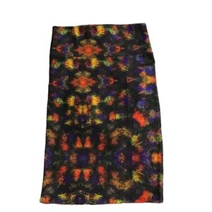 NWT LuLaRoe Straight Pencil Cassie Mult Color Print Knee Length Stretch skirt